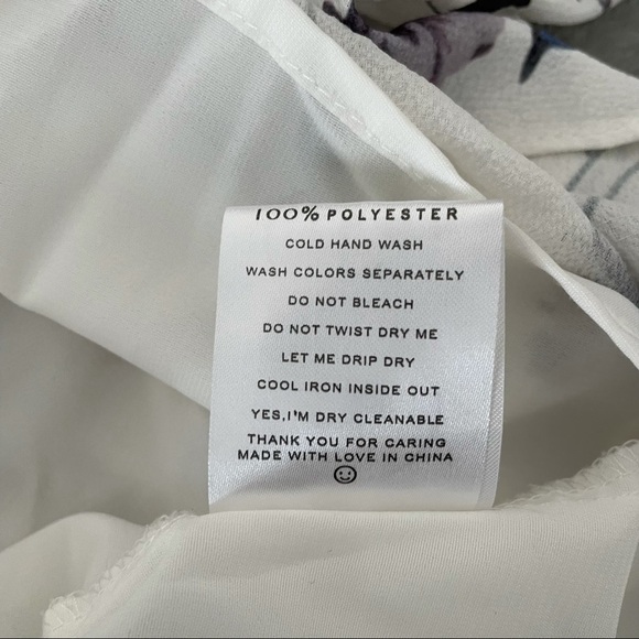 Haute Rogue Long Sleeve Floral Dress w/ Bloomers M - Picture 6 of 9